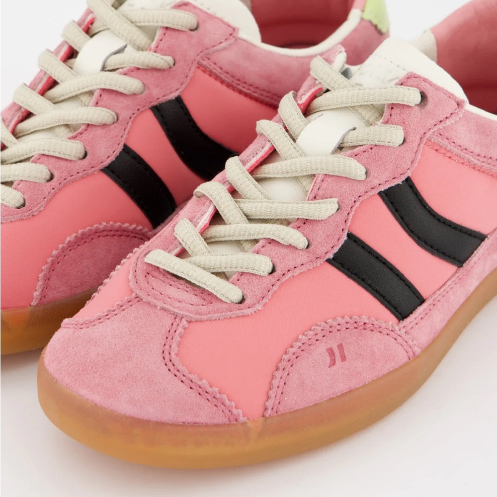 Coolway Kizuna pink crayon sneakers Women's Casual Lace-Up - Picture 2 of 7